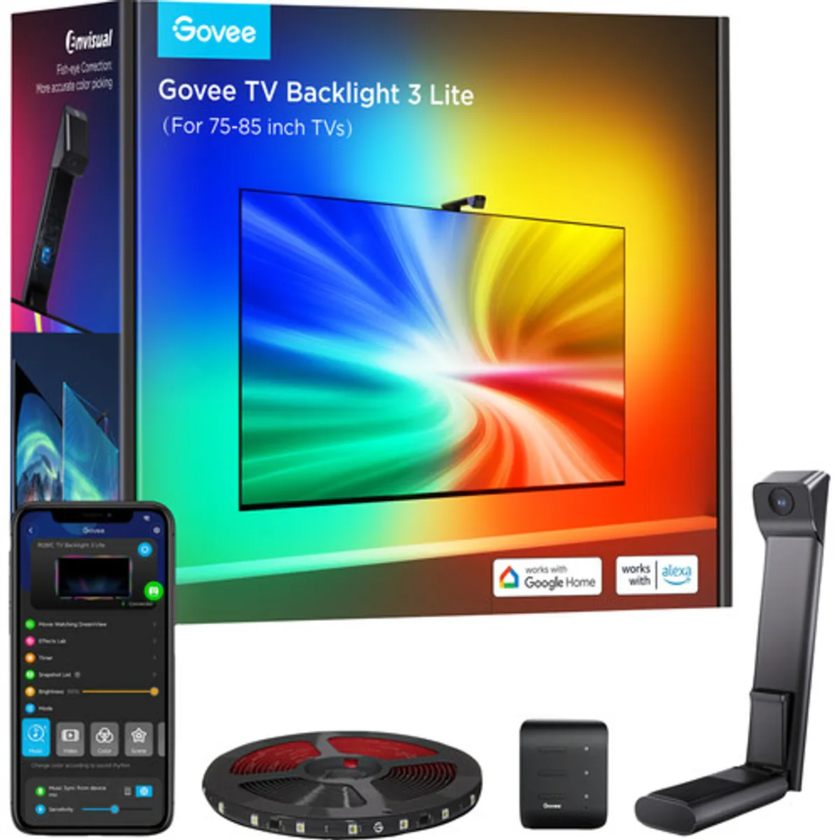 Govee TV Backlight 3 Lite voor 75-85 inch tv's
