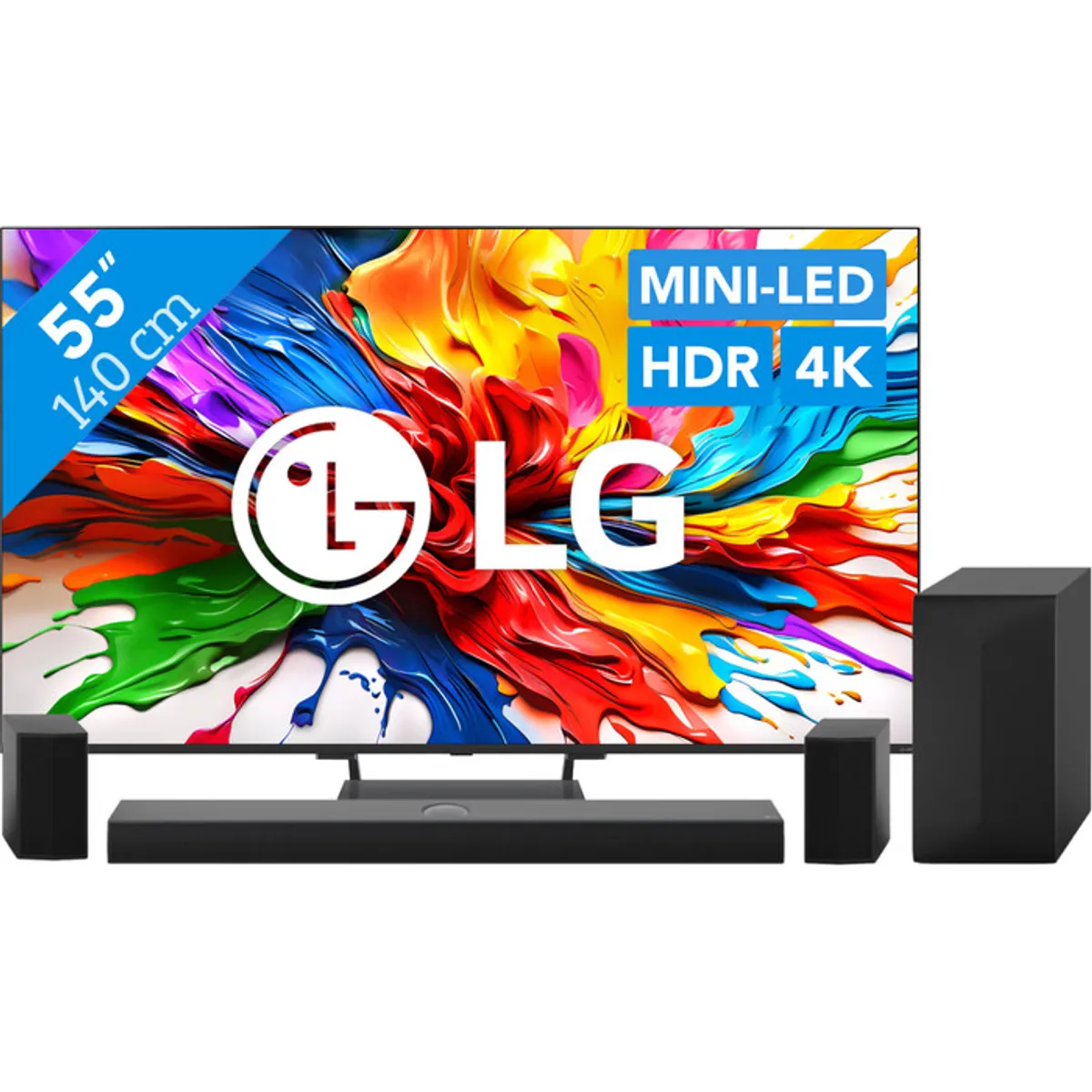 LG 55" QNED93 EVO 4K (2025) + LG DS70TR