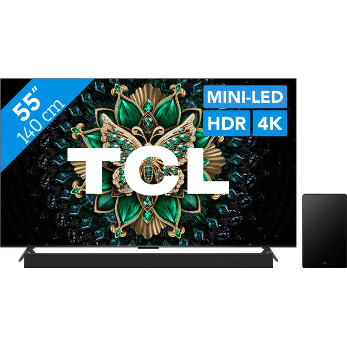 TCL 55" QD Mini-led C61K 4K (2025) + TCL Q65H