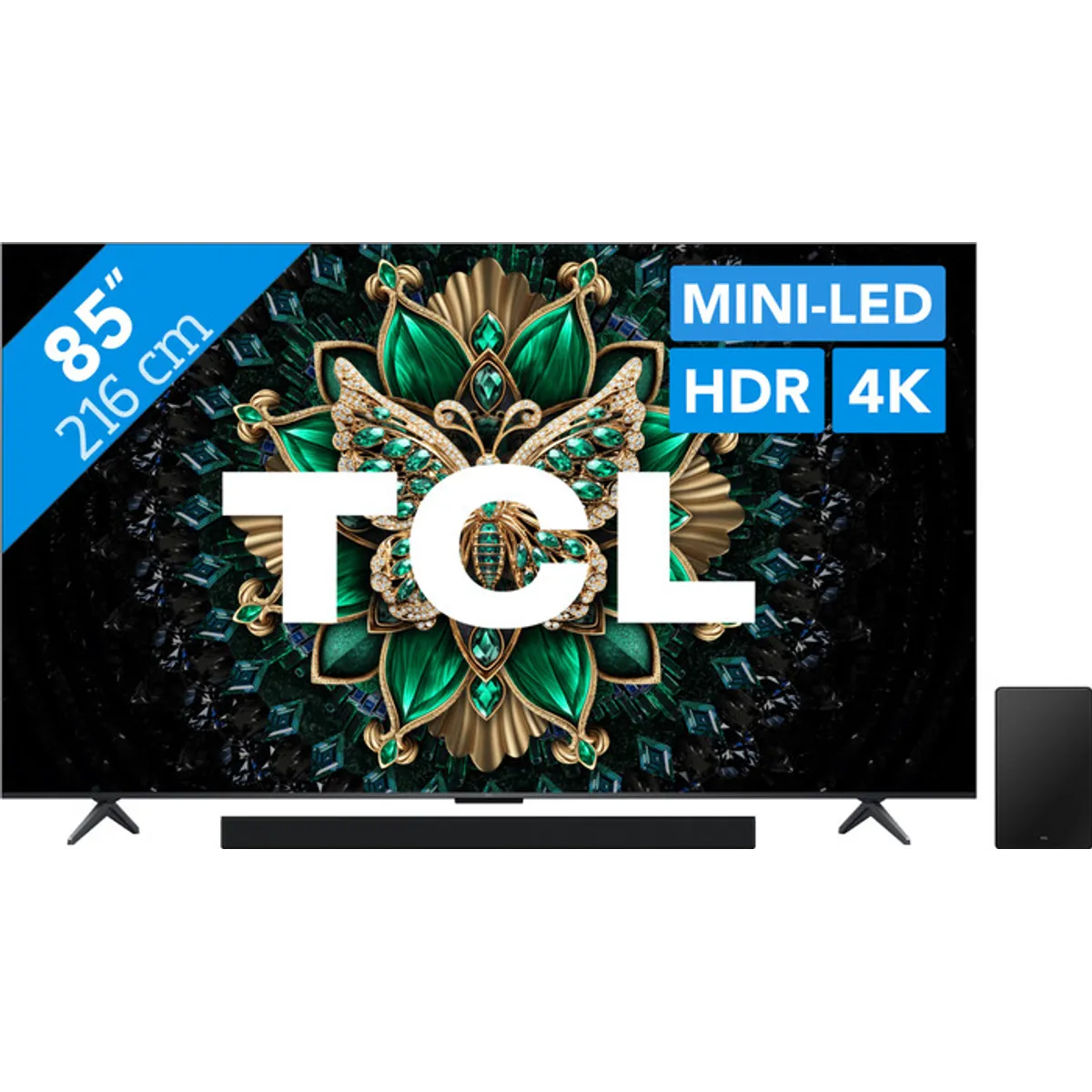 TCL 85" QD Mini-led C61K 4K (2025) + TCL Q75H