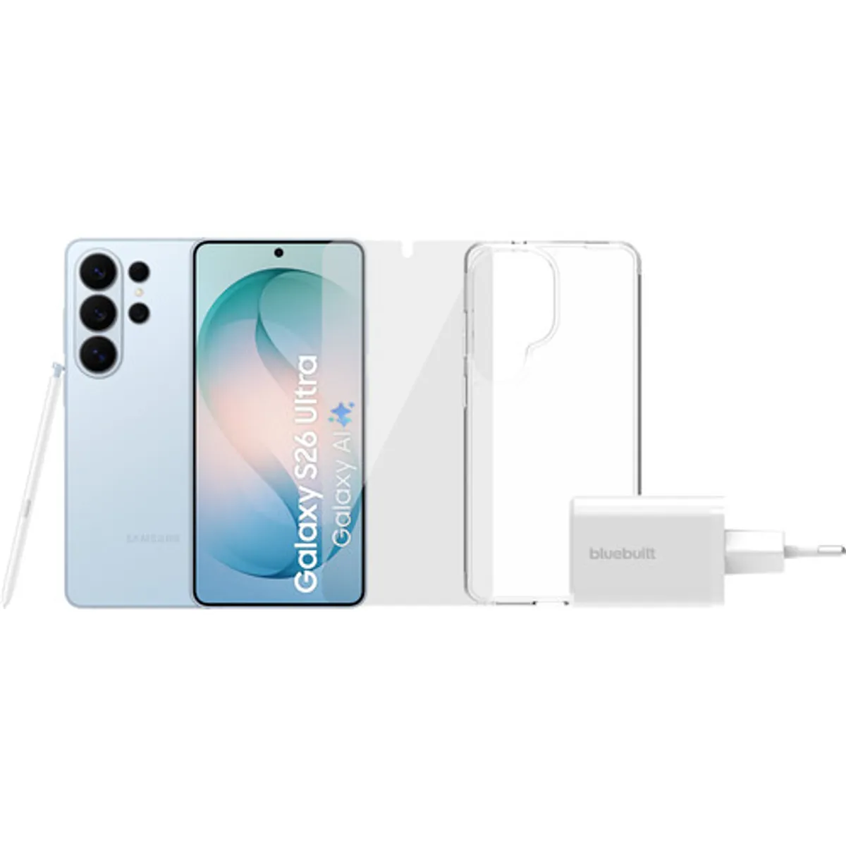 Samsung Galaxy S26 Ultra 256GB Lichtblauw 5G + Compleet Accessoirepakket
