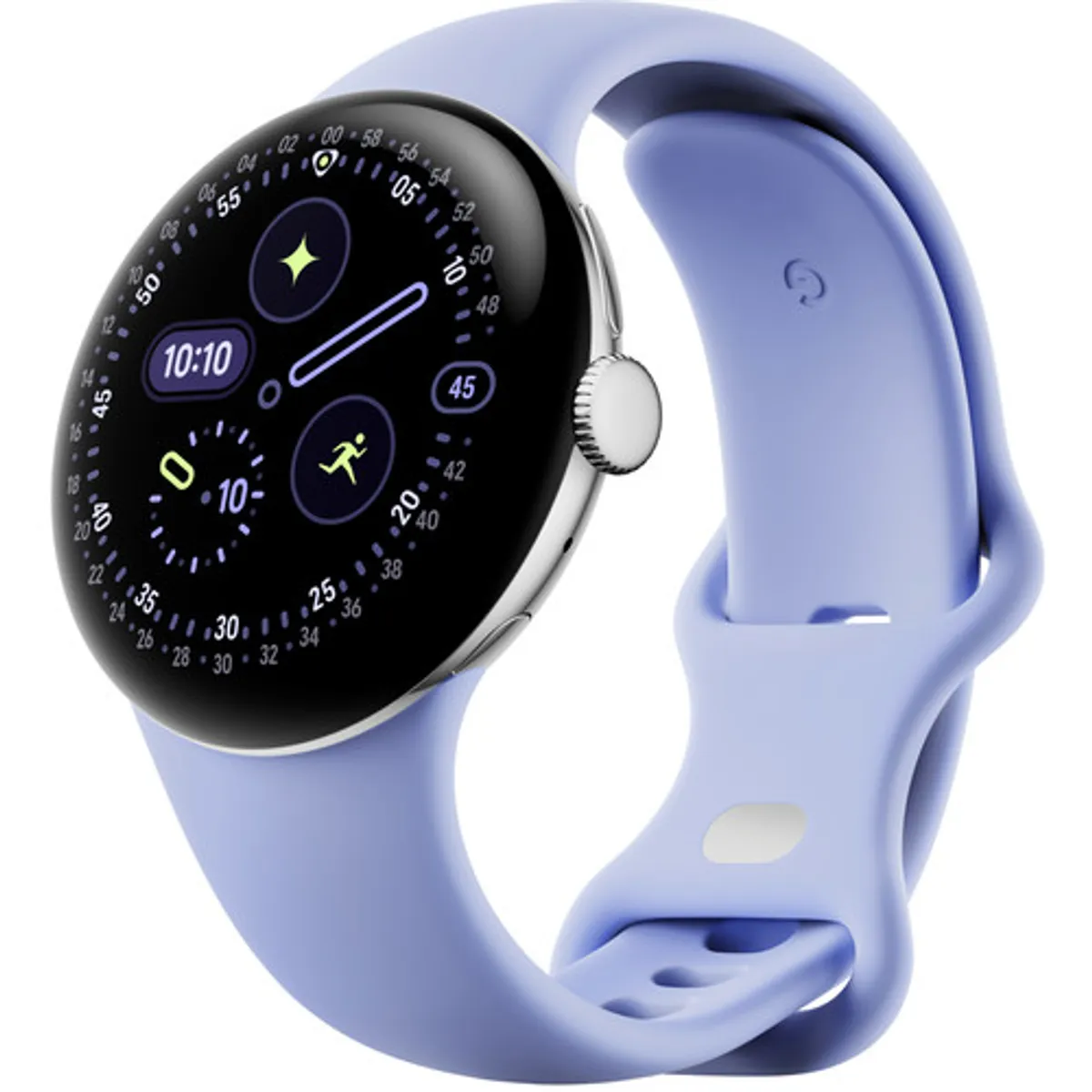 Google Pixel Watch 4 Zilver/Paars 41 mm