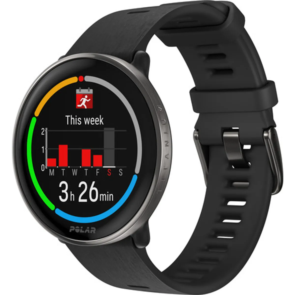 Polar Ignite 3 Titanium/Zwart