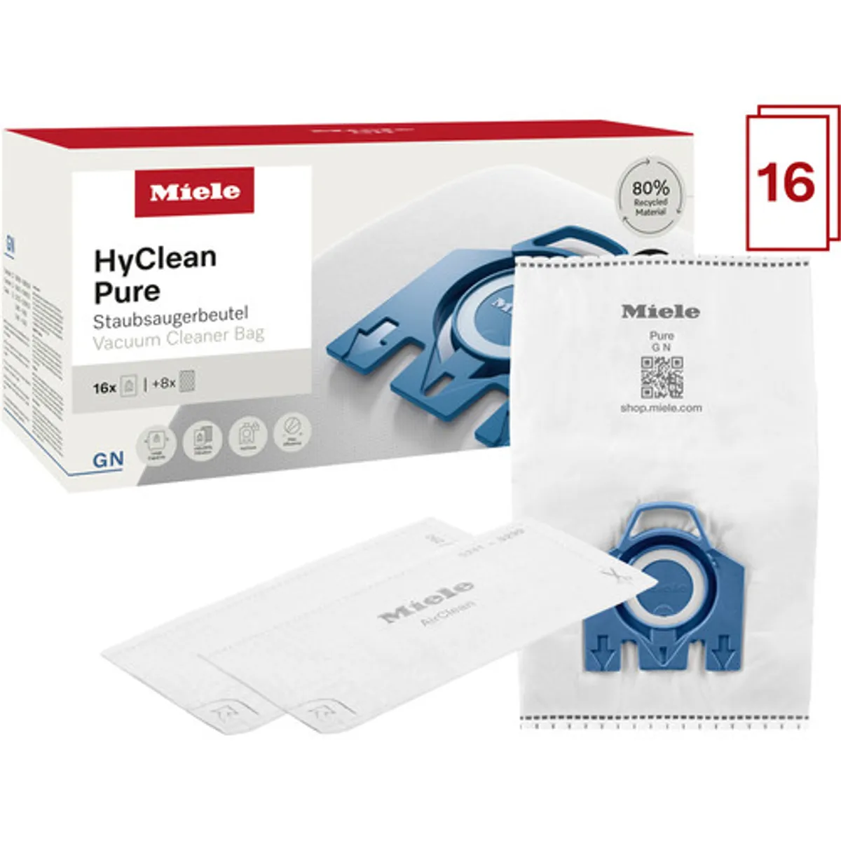 Miele Maxipack HyClean Pure 3D GN (16 stuks)