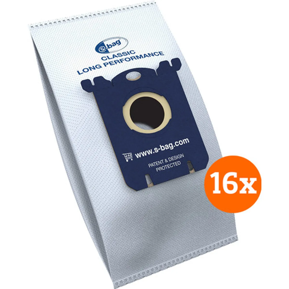 Philips S-Bag FC8021/05 Long Performance (16 stuks)