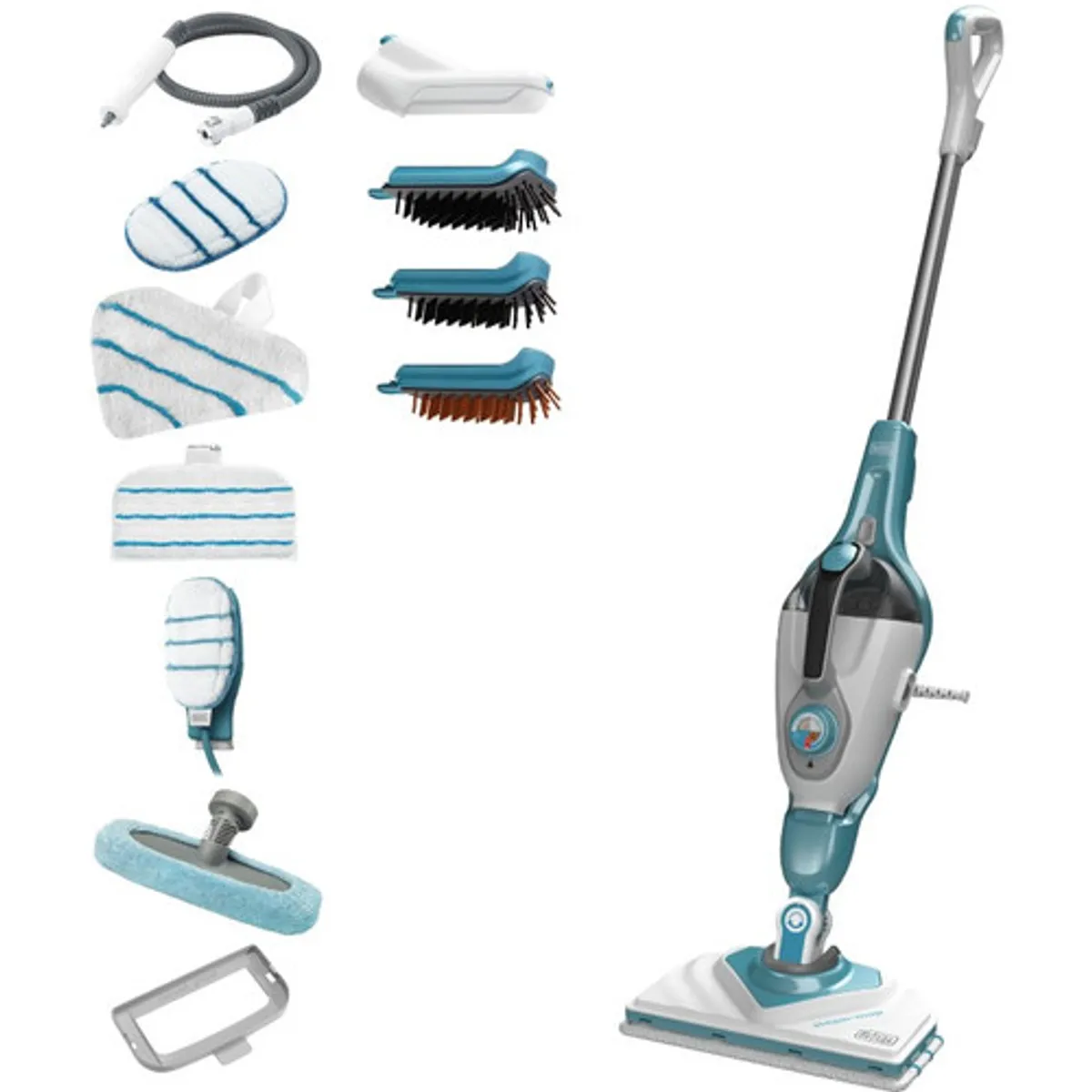 BLACK+DECKER 13-in-1 Steam-mop met SteaMitt