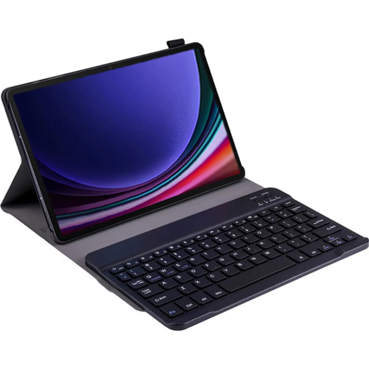 Just in Case Samsung Galaxy Tab S9/S9 FE/S10 FE/S10 Lite Toetsenbordhoes QWERTY Zwart