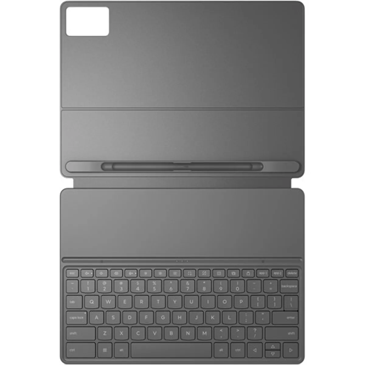 Lenovo Idea Tab Plus Toetsenbord Hoes QWERTY Grijs