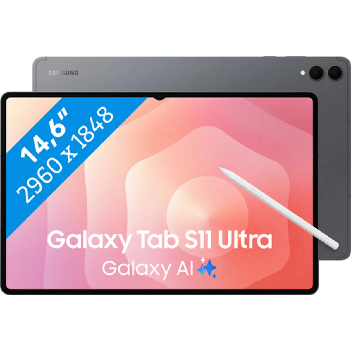 Samsung Galaxy Tab S11 Ultra 14,6 inch 256GB Wifi Grijs