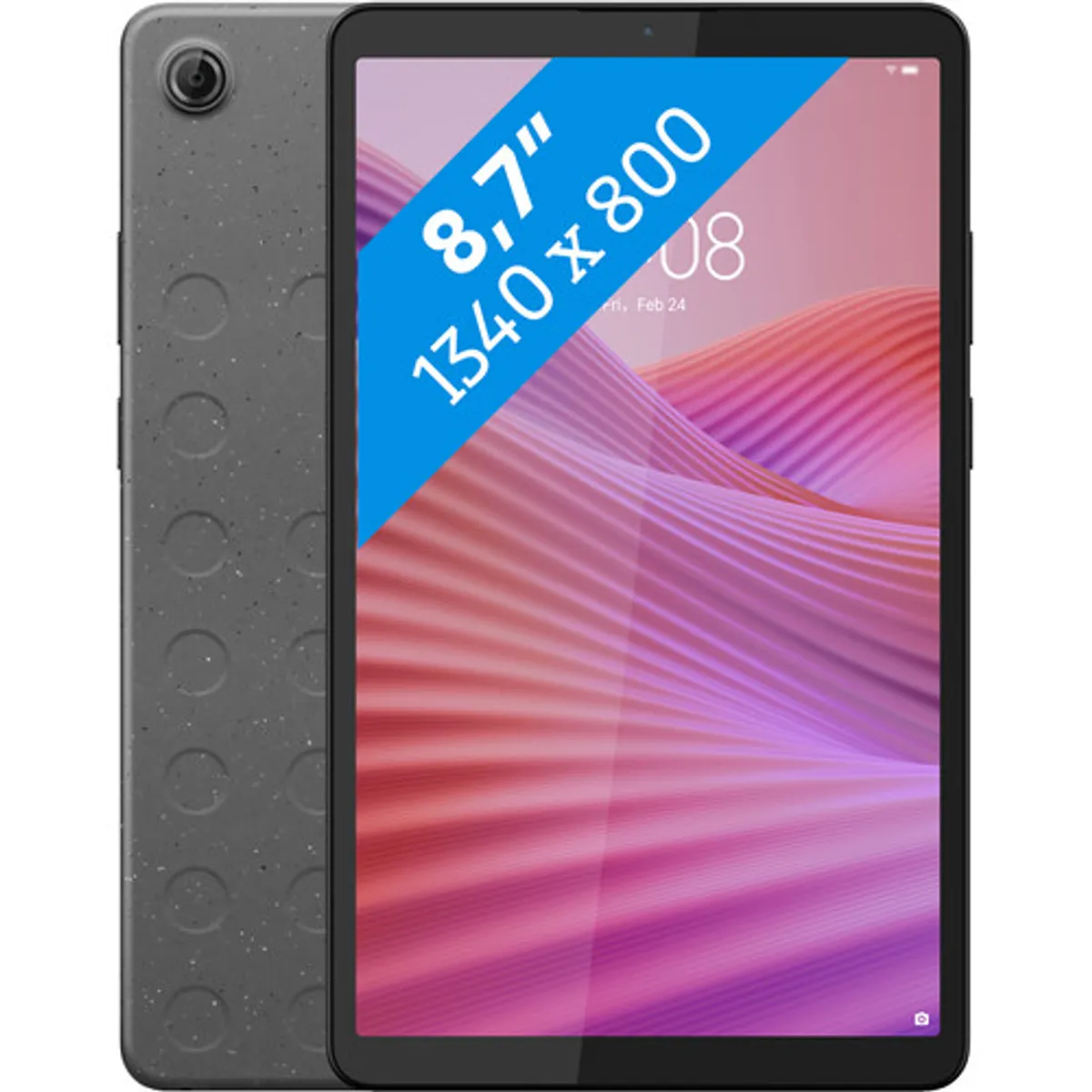 Lenovo Tab One 8,7 inch 64GB Wifi Grijs met Bumper Case