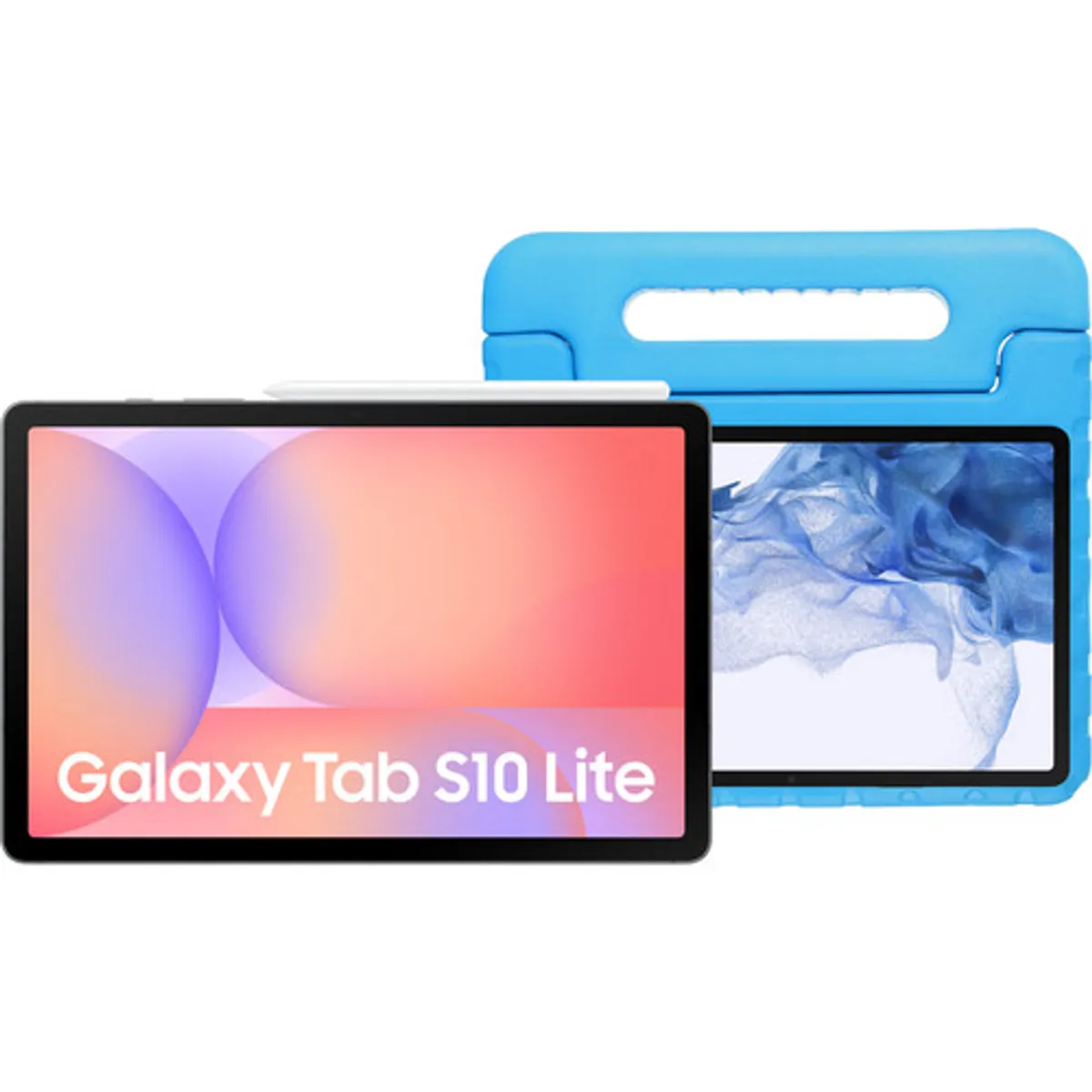 Samsung Galaxy Tab S10 Lite 10,9 inch 128 GB Wifi Grijs + Kids Cover Blauw