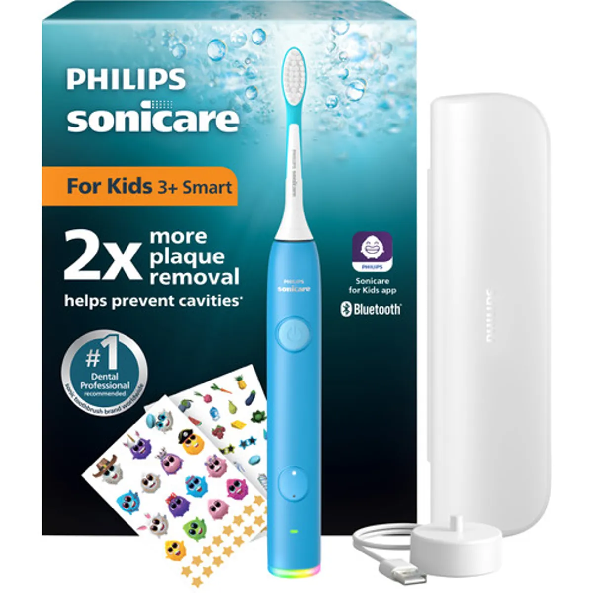 Philips Sonicare For Kids 3+ Smart HX6600/42 Blauw