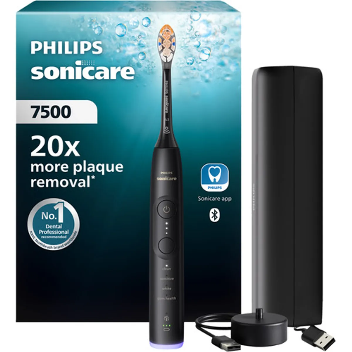 Philips Sonicare Series 7500 HX7421/13 Zwart