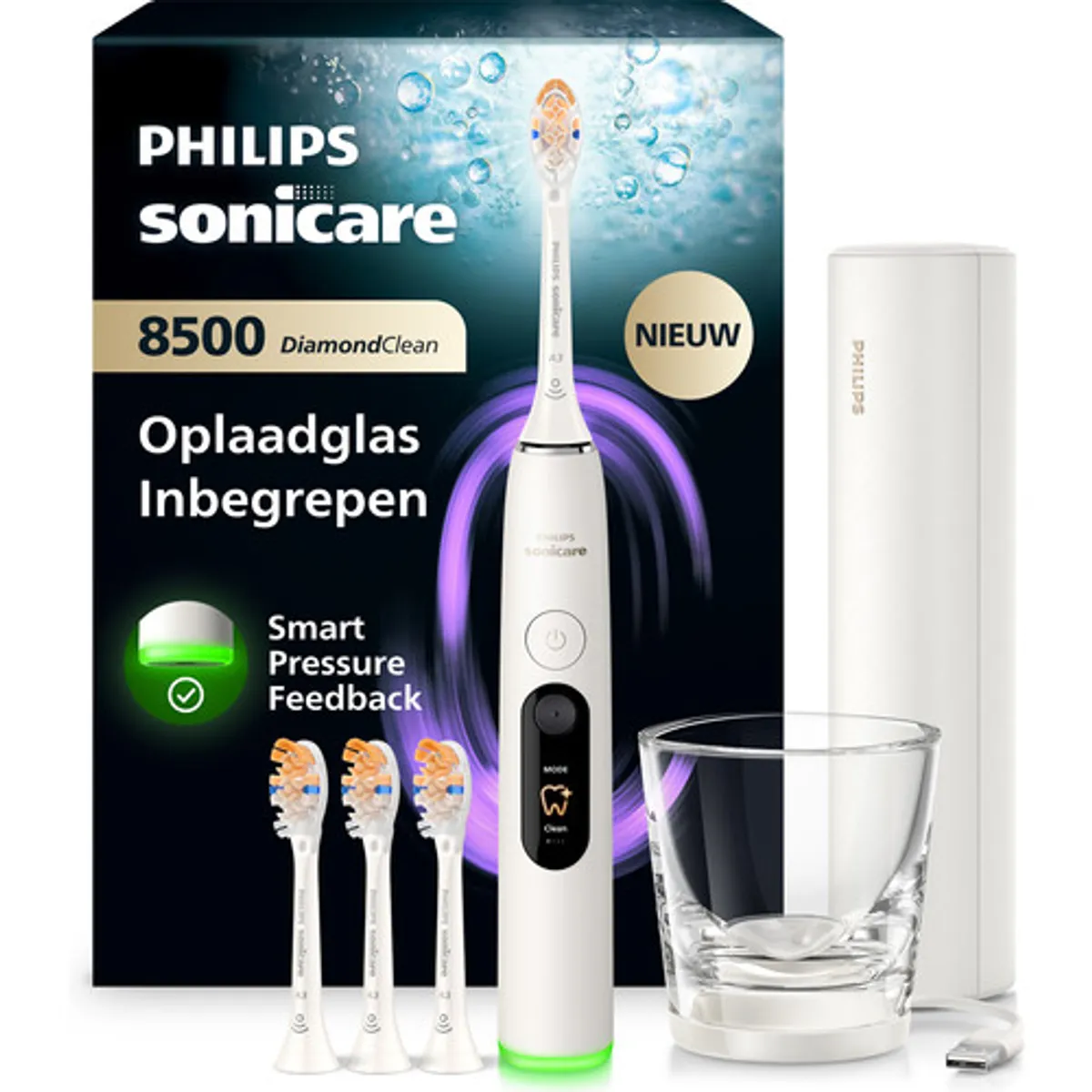 Philips Sonicare Series 8500 HX8515/11 Wit