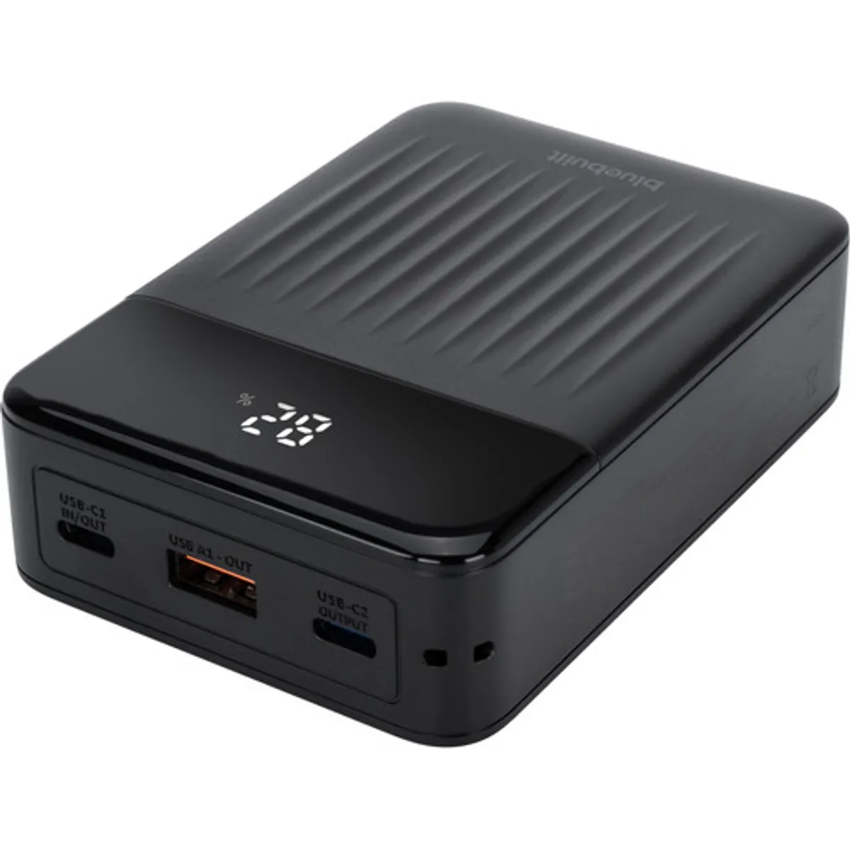 BlueBuilt Power Bank 20.000 mAh met Snelladen Zwart