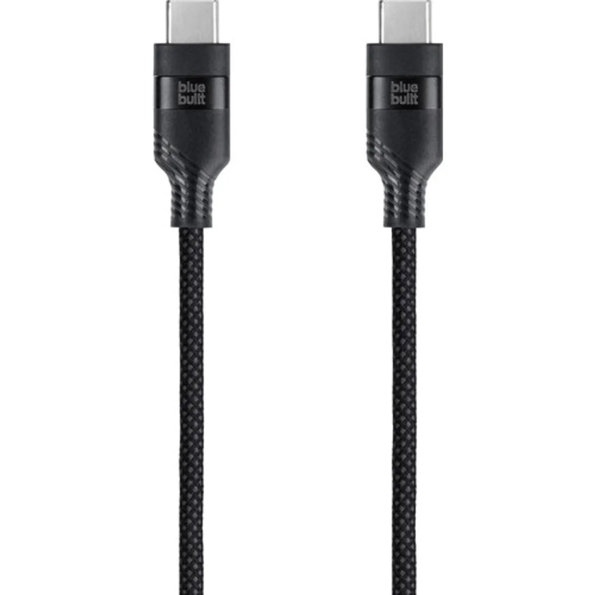 BlueBuilt Usb C naar Usb C Kabel 1,5m Nylon Zwart