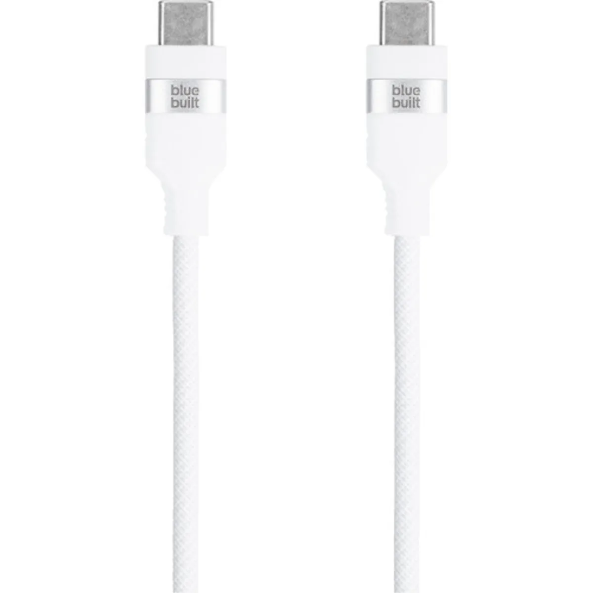BlueBuilt Usb C naar Usb C Kabel 3m Nylon Wit
