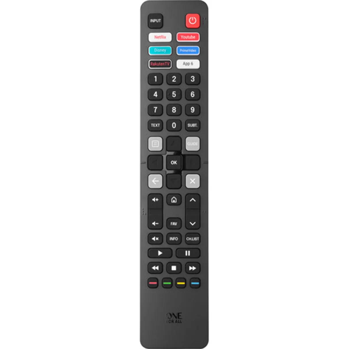 One For All URC4916 Hisense afstandsbediening