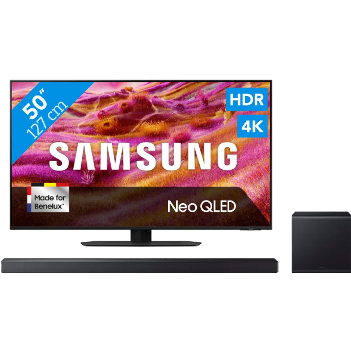 Samsung 50" Neo QLED QN90F 4K (2025) + Samsung HW-QS700F (2025)