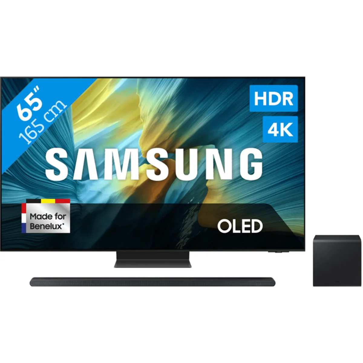 Samsung 65" OLED S95F 4K (2025) + Samsung HW-S800D Zwart