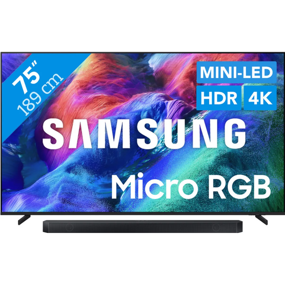 Samsung Micro RGB 75" R85H (2026) + Samsung HW-Q600H (2026)
