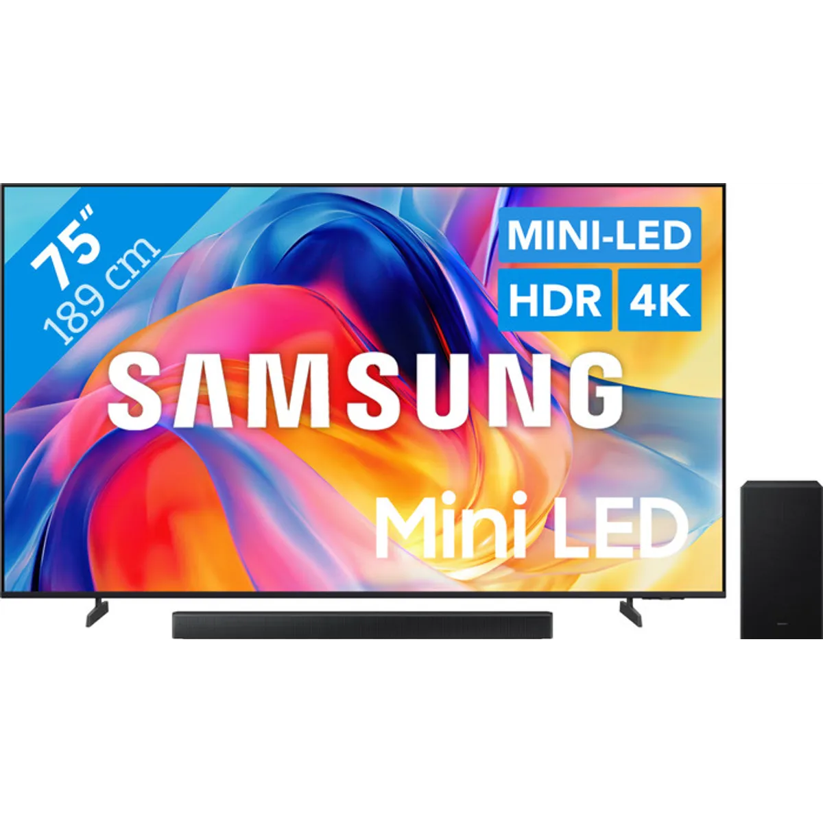 Samsung Mini-led 75" M73H (2026) + Samsung HW-B66CF (2025)