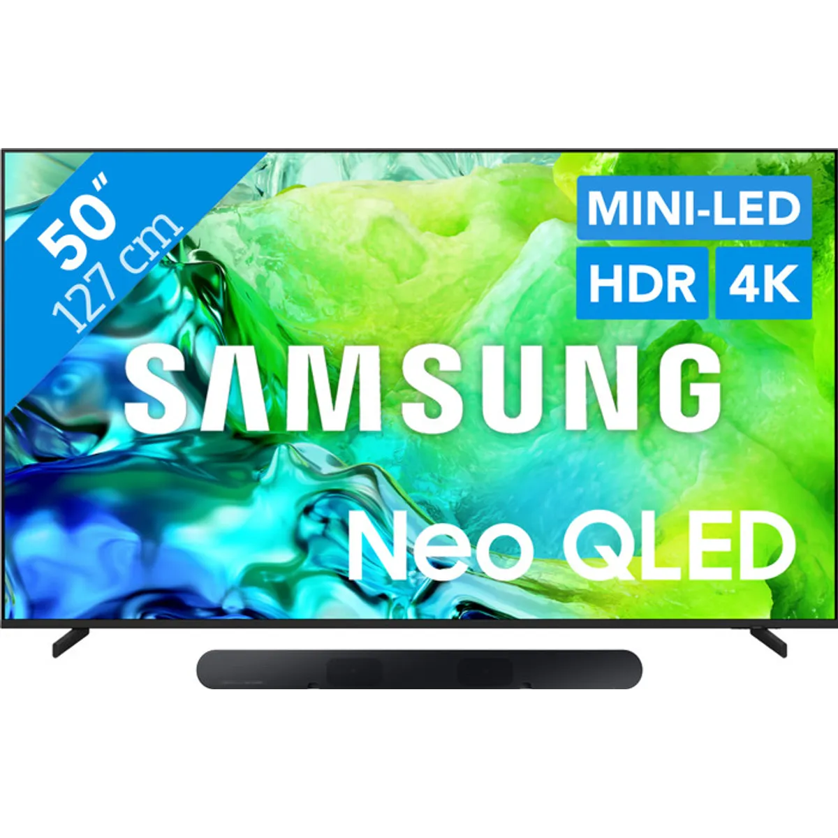 Samsung Neo QLED 50" QN80H (2026) + Samsung HW-S60D Zwart (2024)