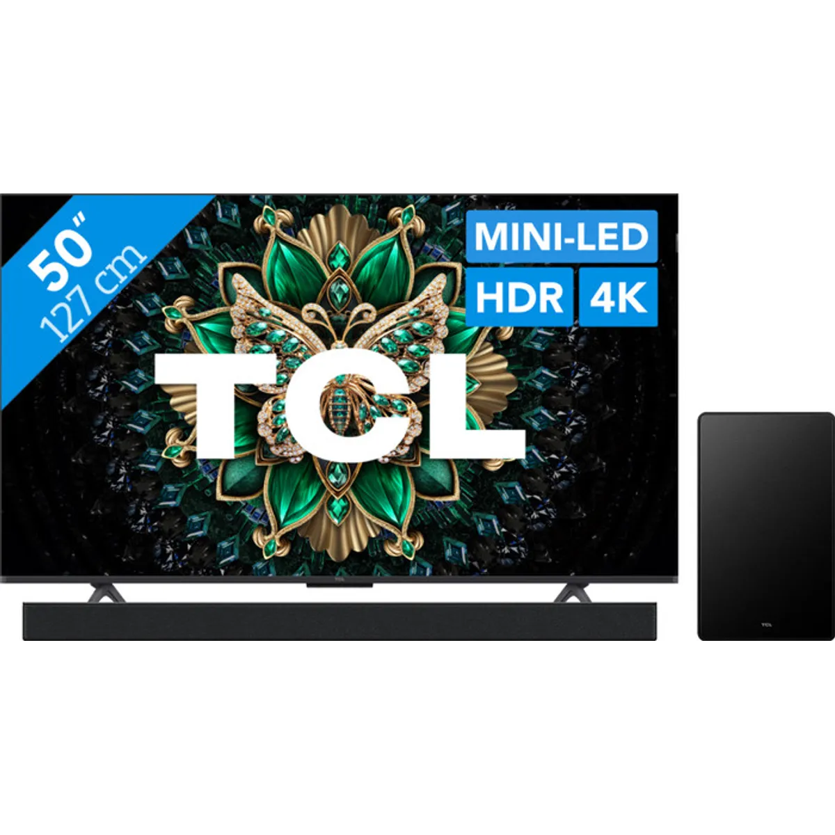 TCL 50" QD Mini-led C61K (2025) + TCL Q65H