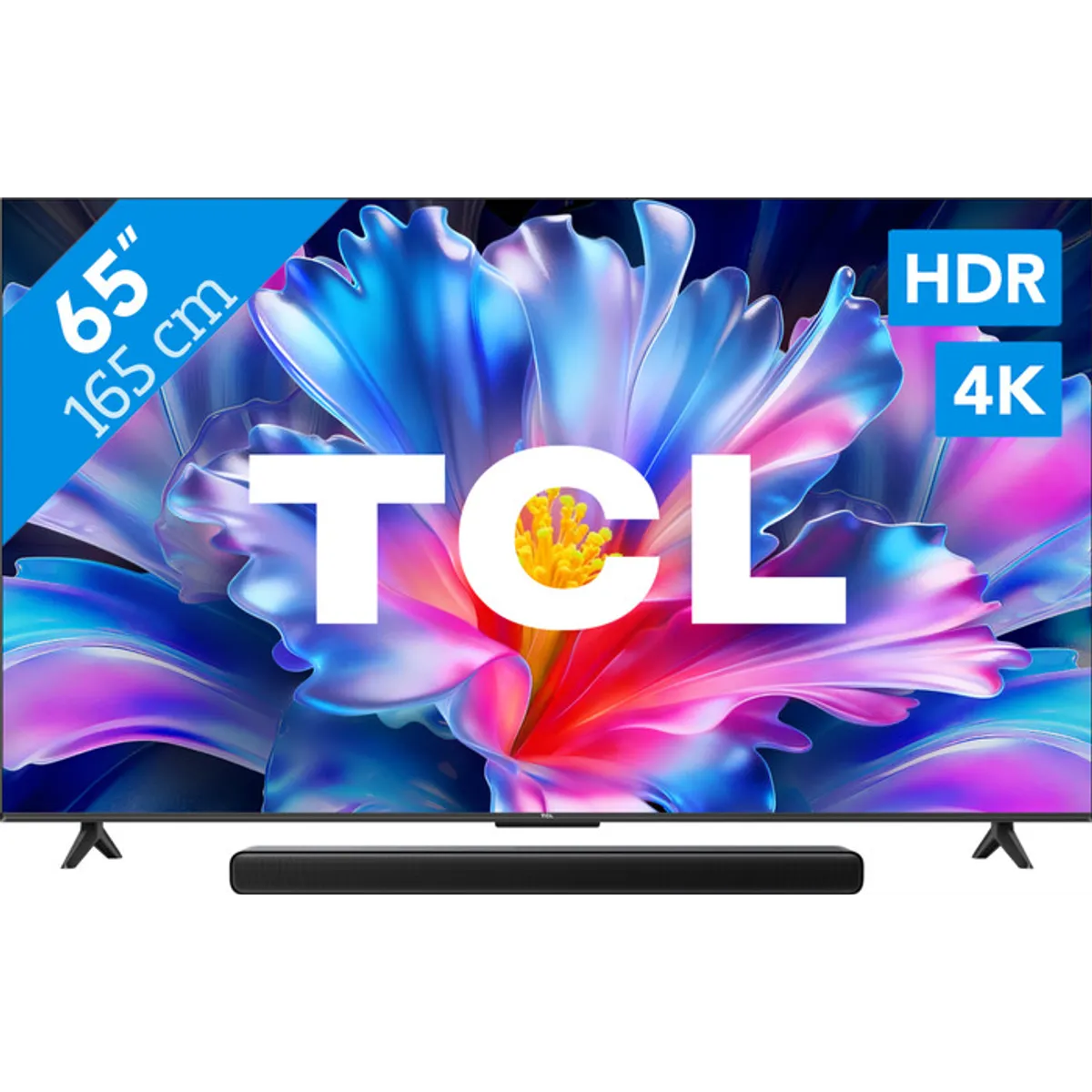 TCL 65" QLED P6L 4K (2026) + TCL S45H 2.0 Soundbar