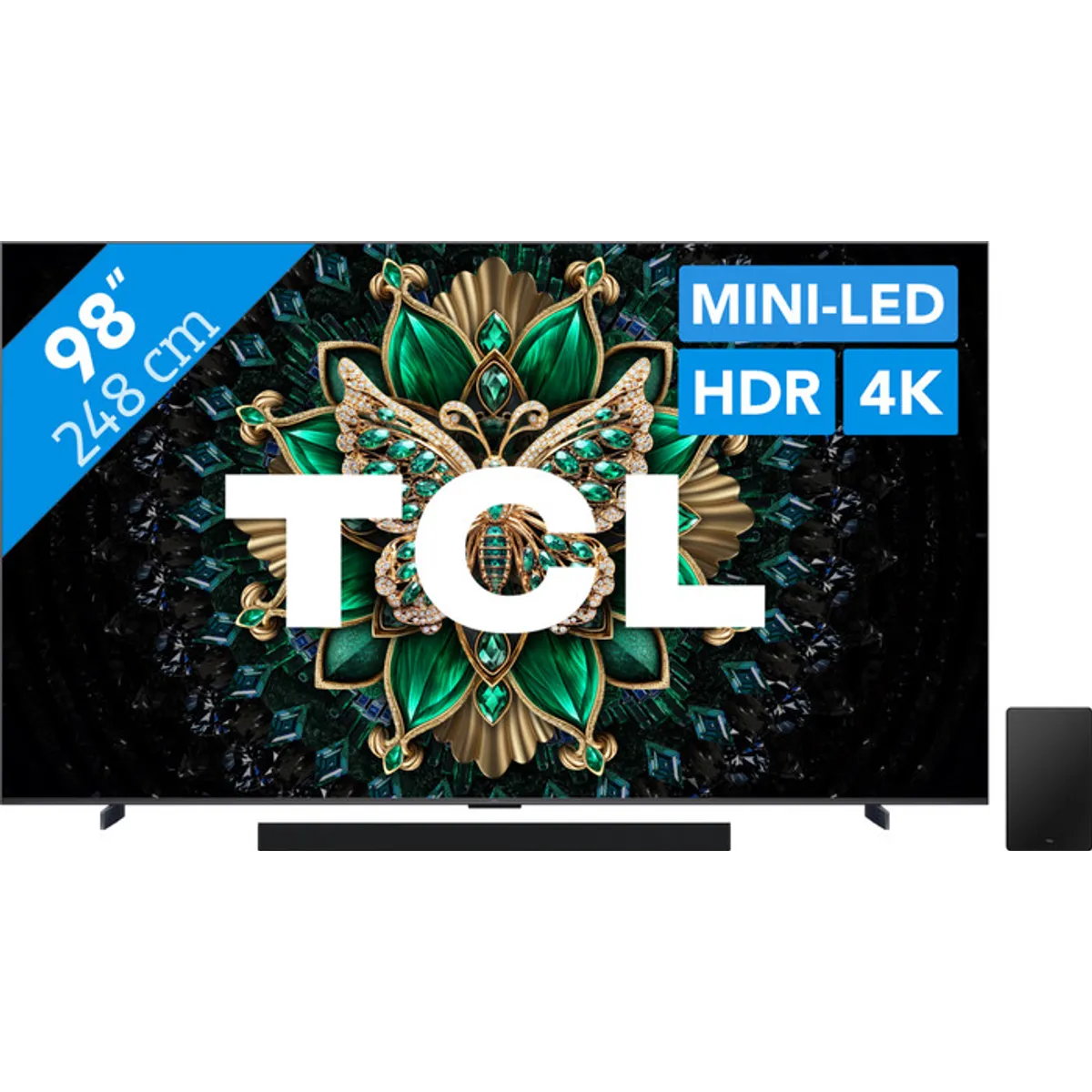 TCL 98" QD Mini-led C61K 4K (2025) + TCL Q75H