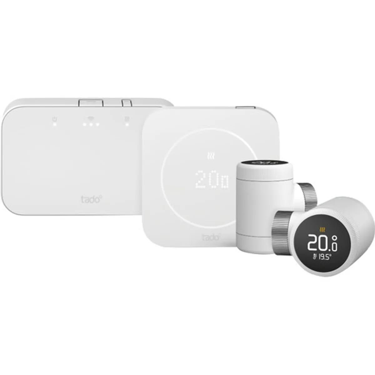 tado Draadloze Slimme Thermostaat X Multi Room Startpakket 2e Generatie (2 Radiatorknoppen)