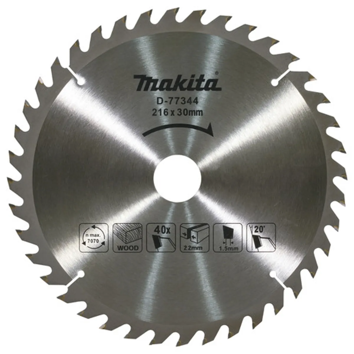 Makita Afkortzaagblad 216x30 40T