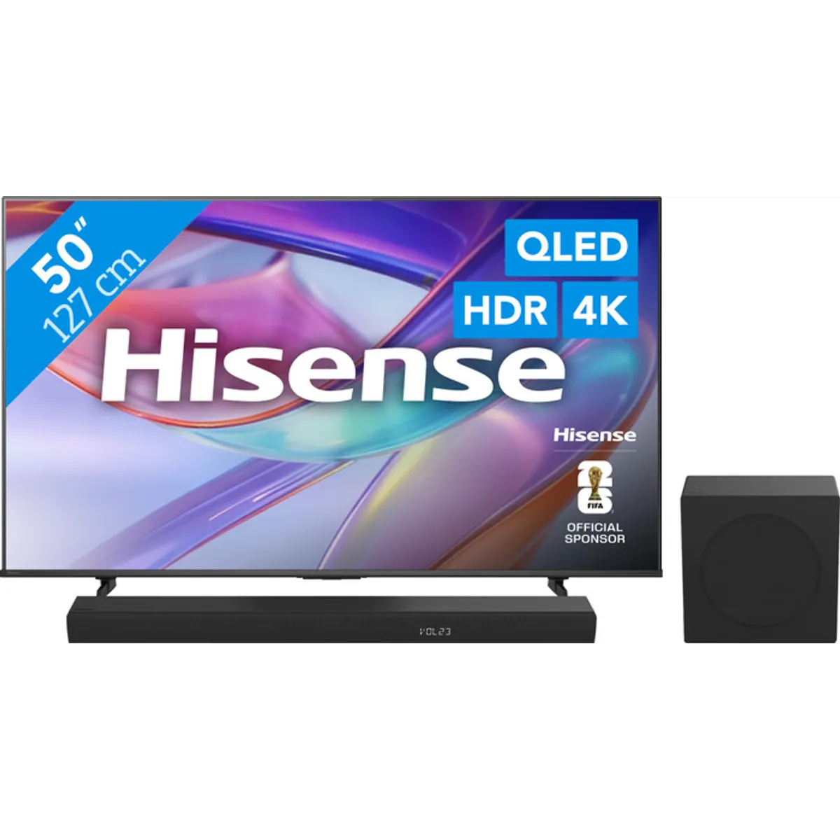Hisense QLED 50" E79S (2026) + Hisense HS3100