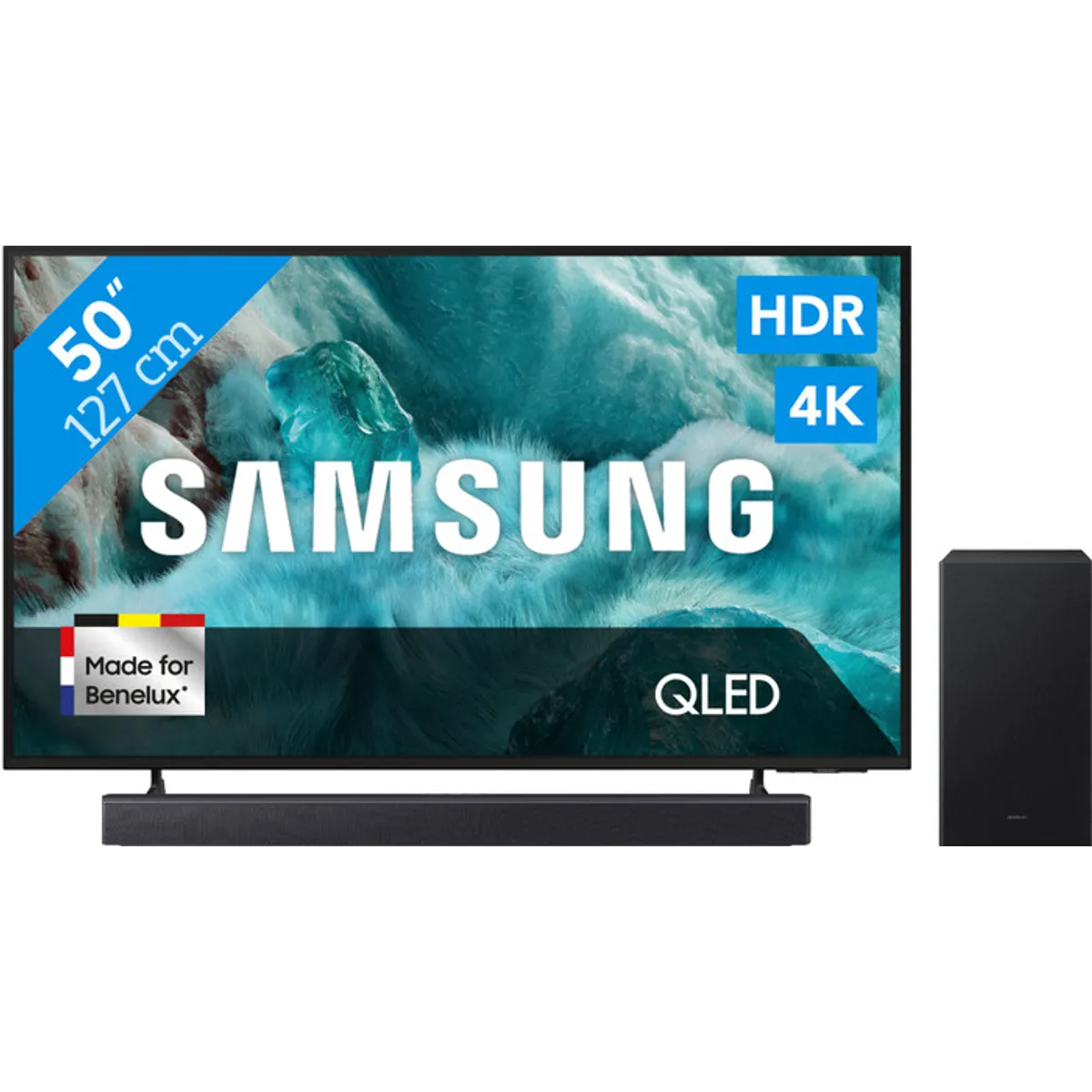 Samsung 50" QLED Q7F4 4K (2025) + Samsung HW-B450F (2025)