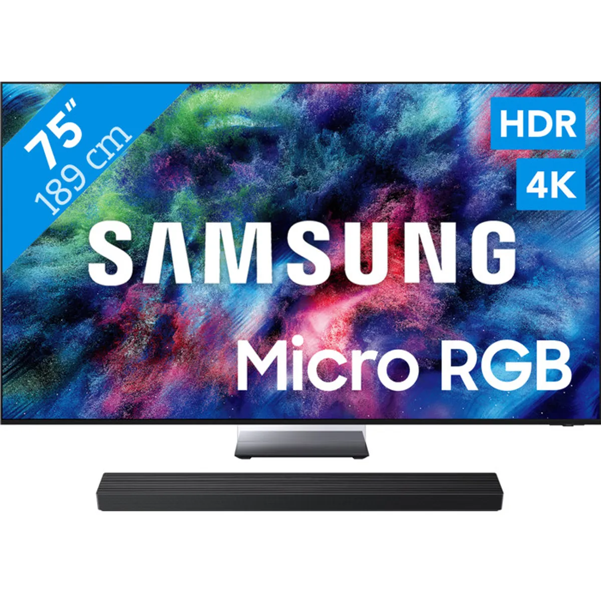 Samsung Micro RGB 75" R95H (2026) + Samsung HW-QS90H (2026)