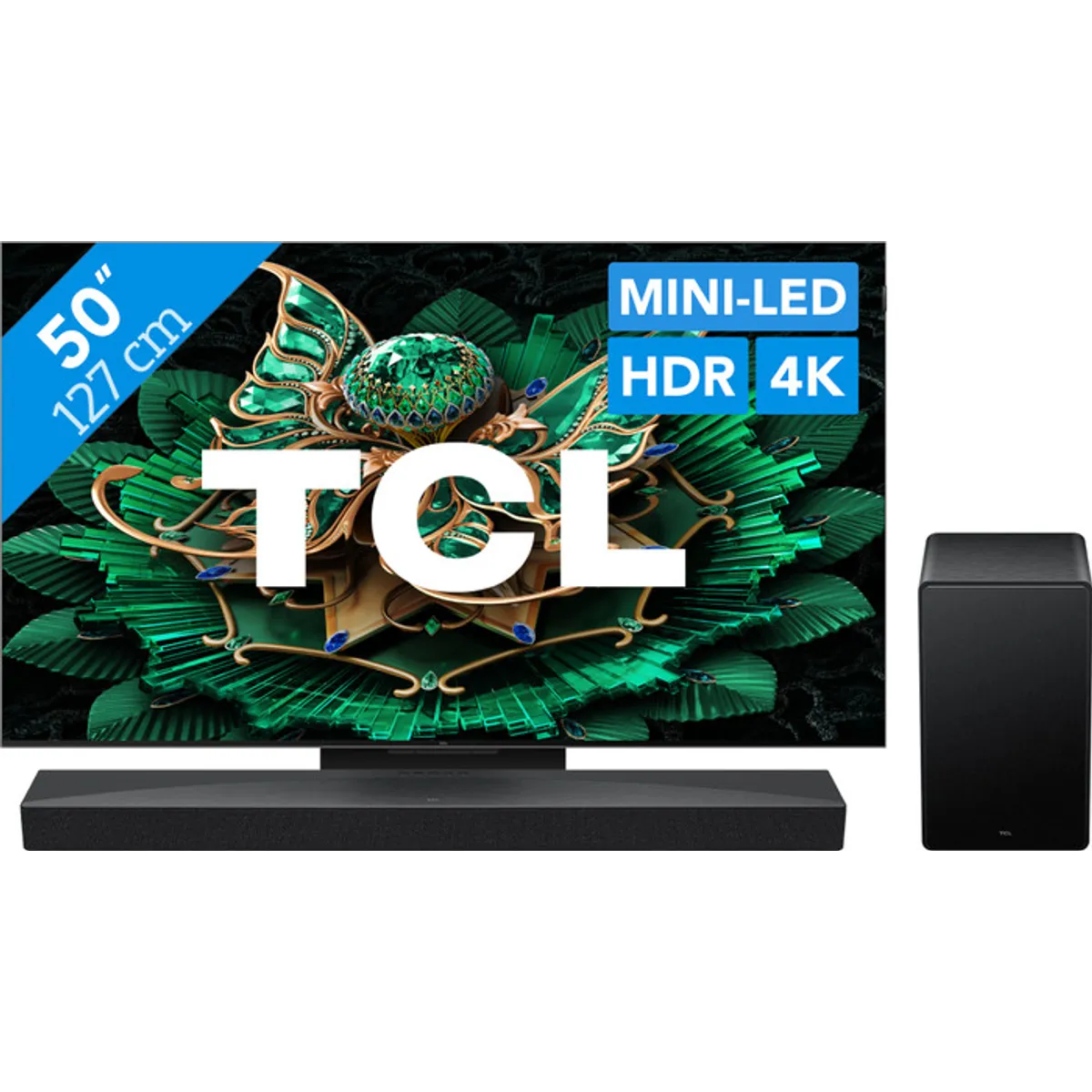 TCL 50" QD Mini-led C71K 4K (2025) + TCL Q65H