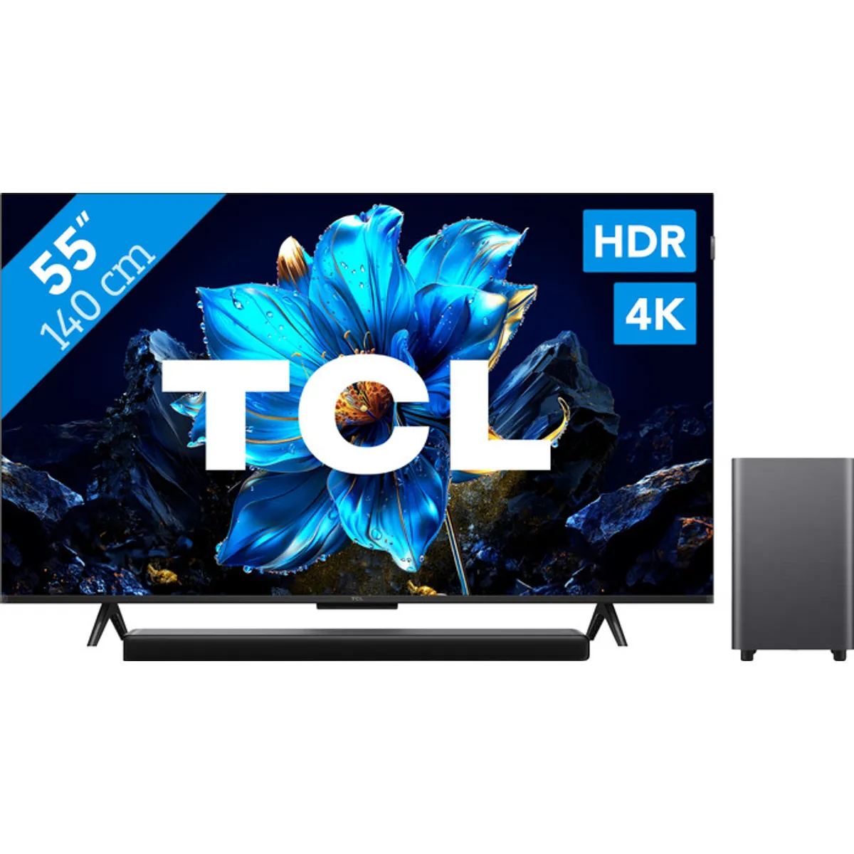 TCL 55" QLED P71K 4K (2025) + TCL S55H 2.1 Soundbar