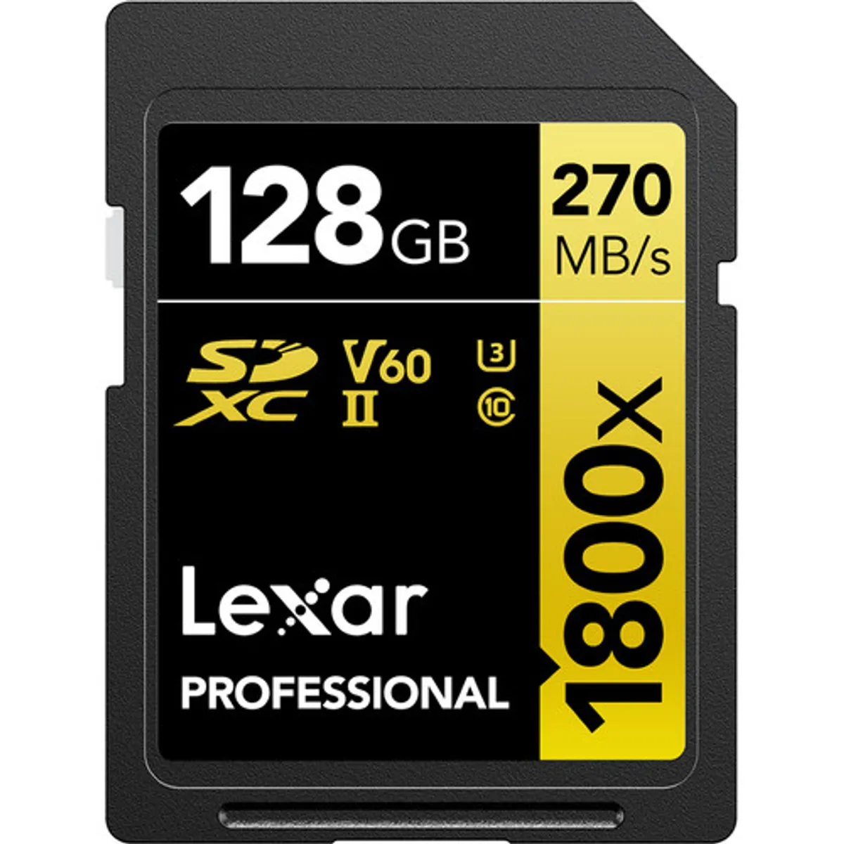 Lexar Professional SDXC 1800x GOLD 128GB 180MB/s