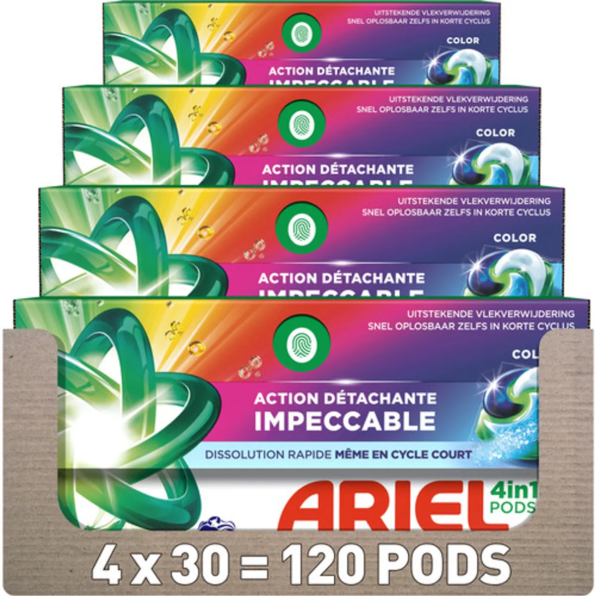 Ariel 4in1 Pods Colour - 120 stuks