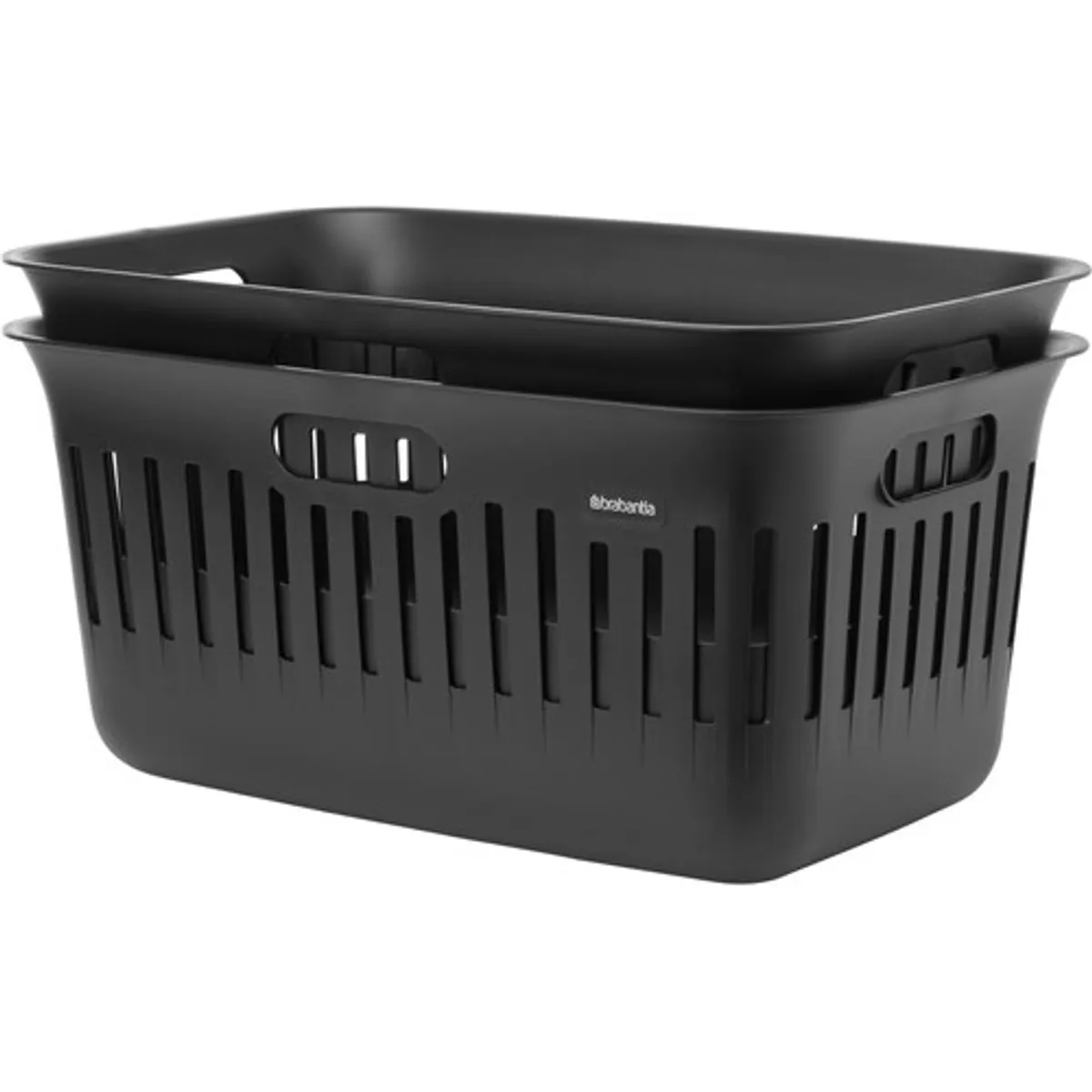 Brabantia Collect-It Wasmand 40 liter - Set van 2 - Black