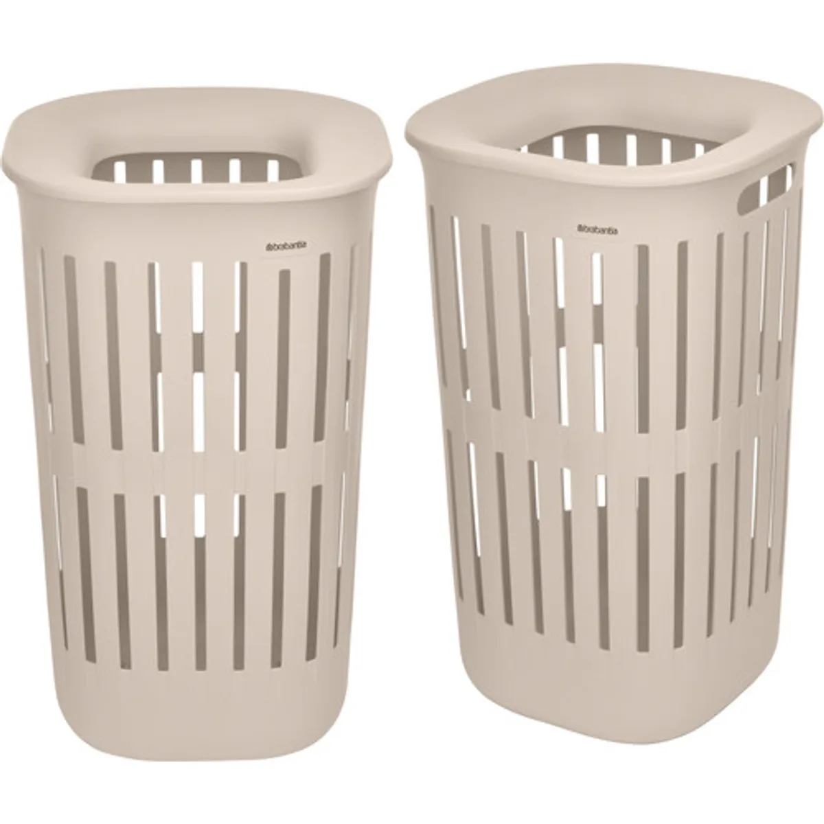 Brabantia Collect-It Wasmand 55 liter - Set van 2 - Beige