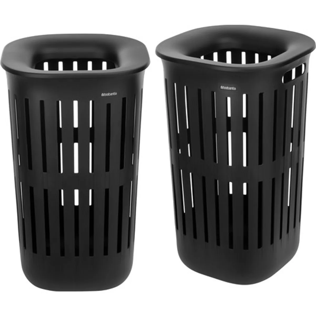 Brabantia Collect-It Wasmand 55 liter - Set van 2 - Black