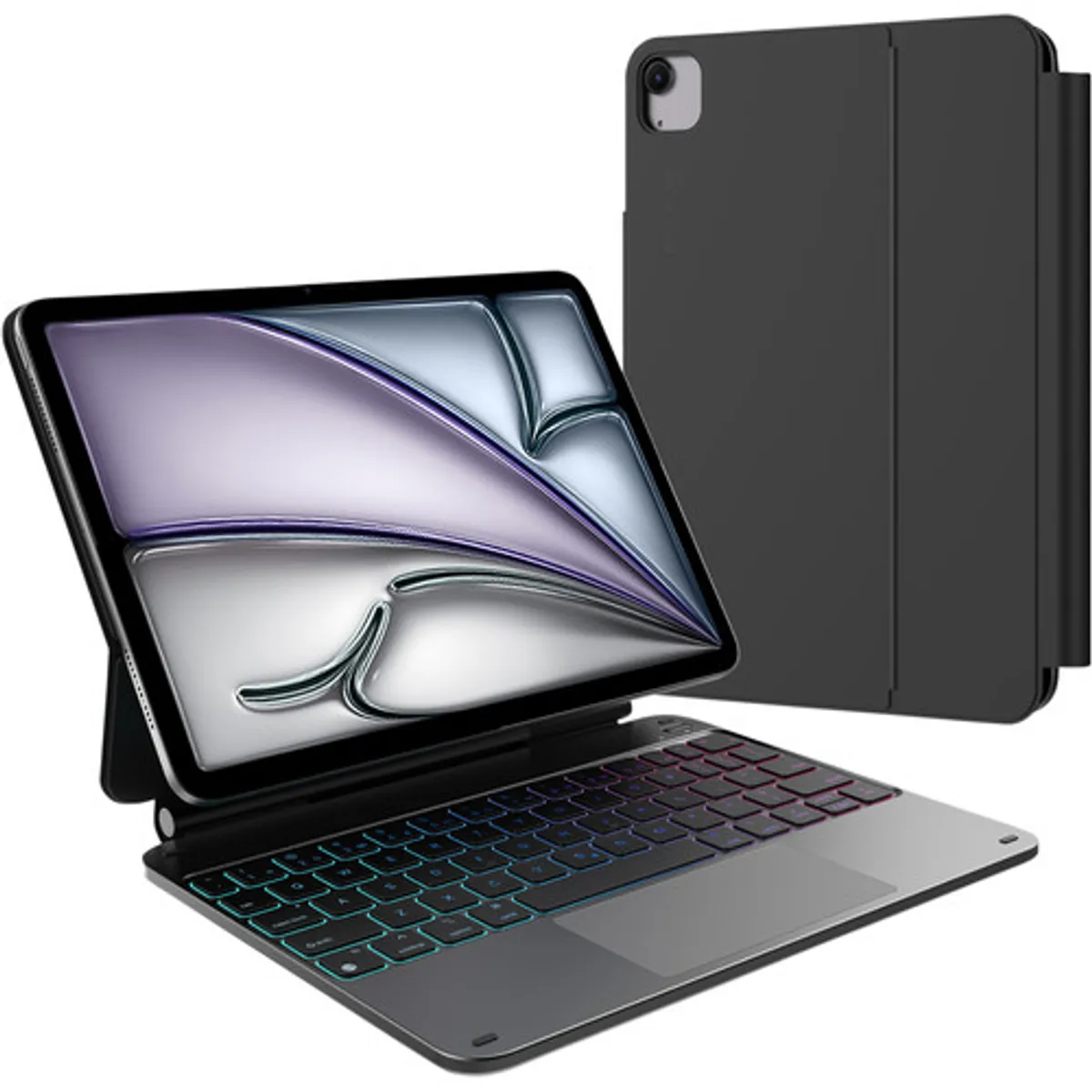 BlueBuilt Apple iPad Air (2026/2025/2024) 11 inch Toetsenbord Hoes QWERTY Zwart