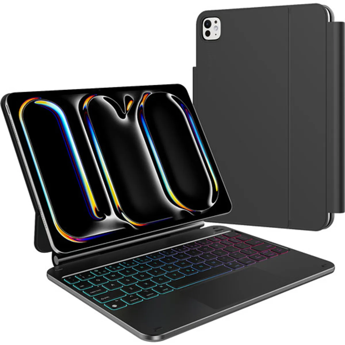 BlueBuilt Apple iPad Pro (2025/2024) 11 inch Toetsenbord Hoes QWERTY Zwart