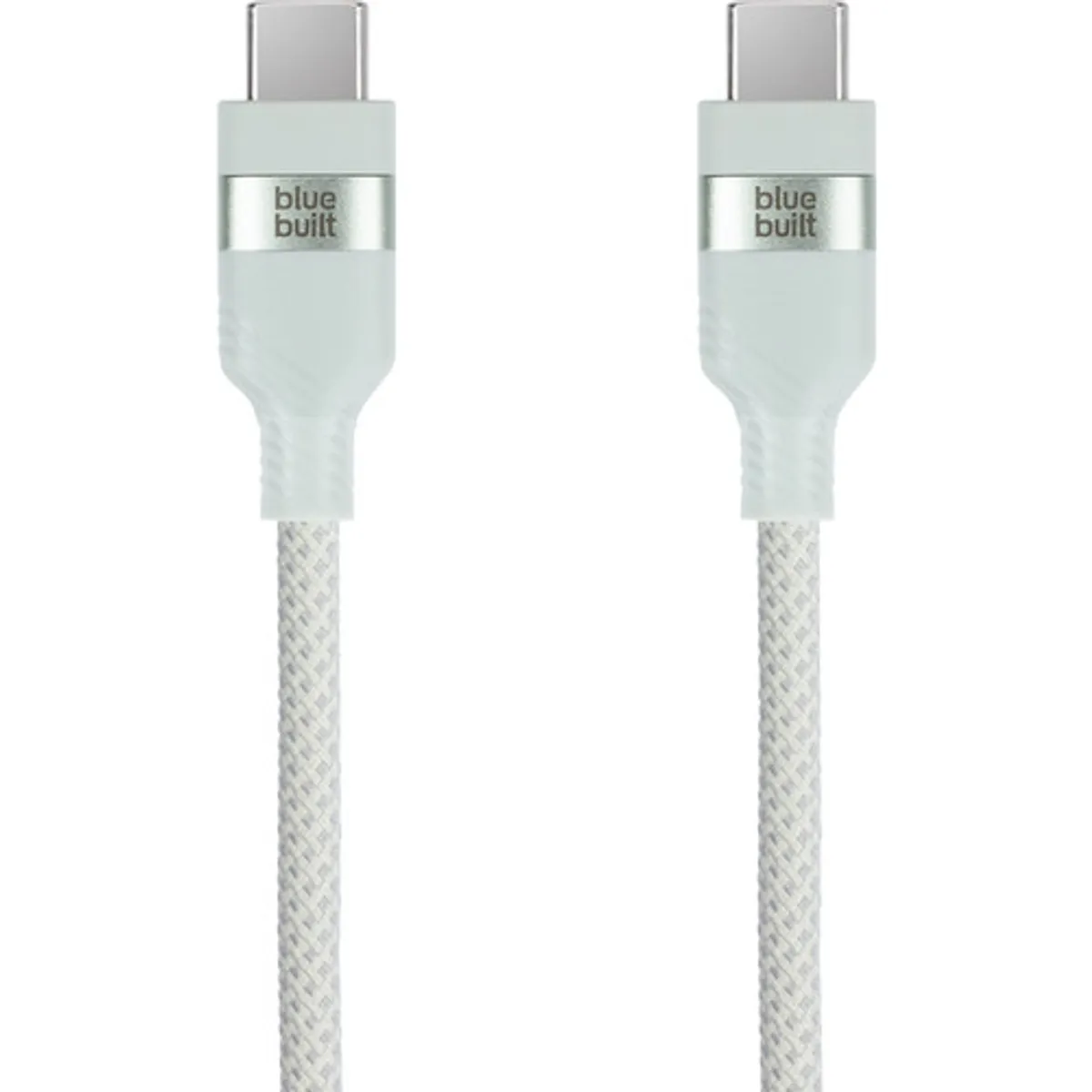 BlueBuilt Usb C naar Usb C Kabel 1,5m Nylon Mintgroen