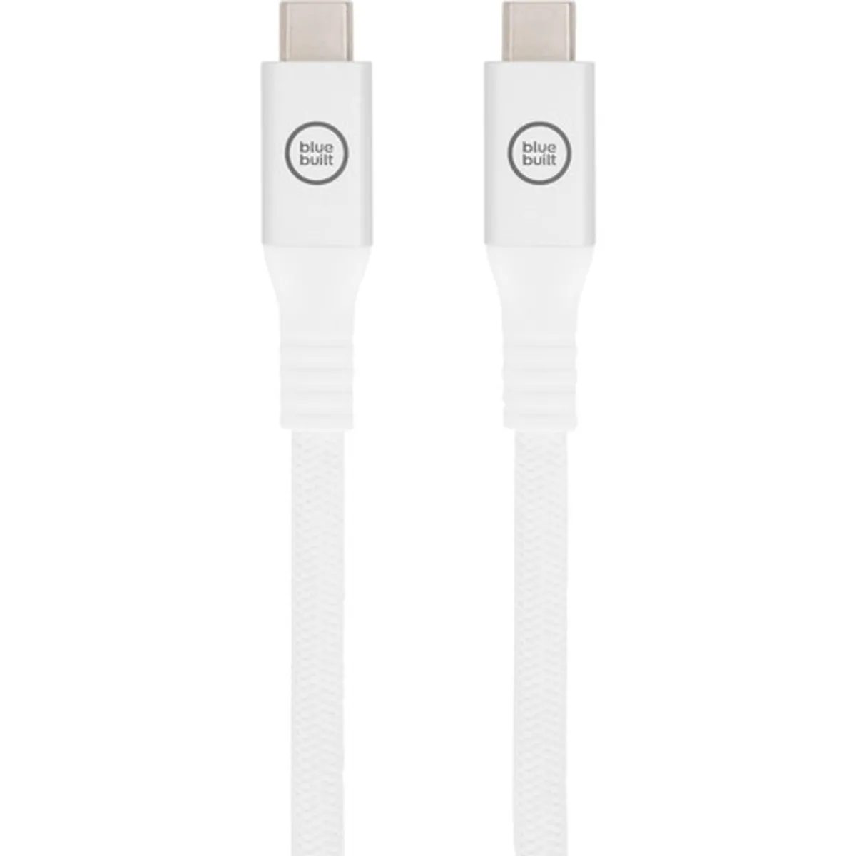 BlueBuilt Usb C naar usb C kabel 240W 2m Nylon Wit