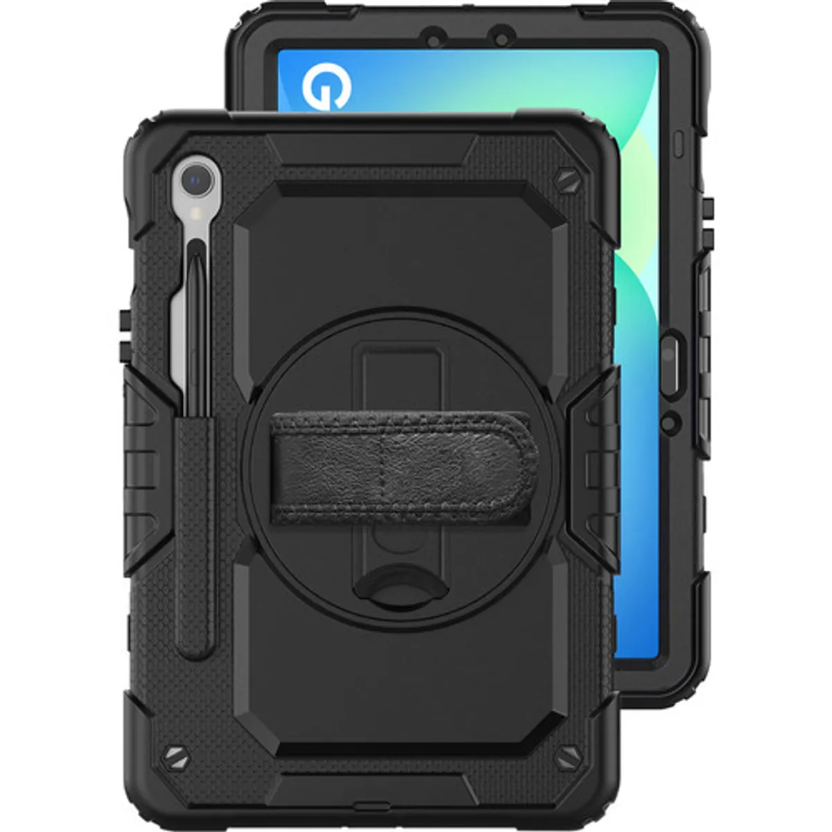 Just in Case Samsung Galaxy Tab S10 FE Plus Shockproof Case Zwart