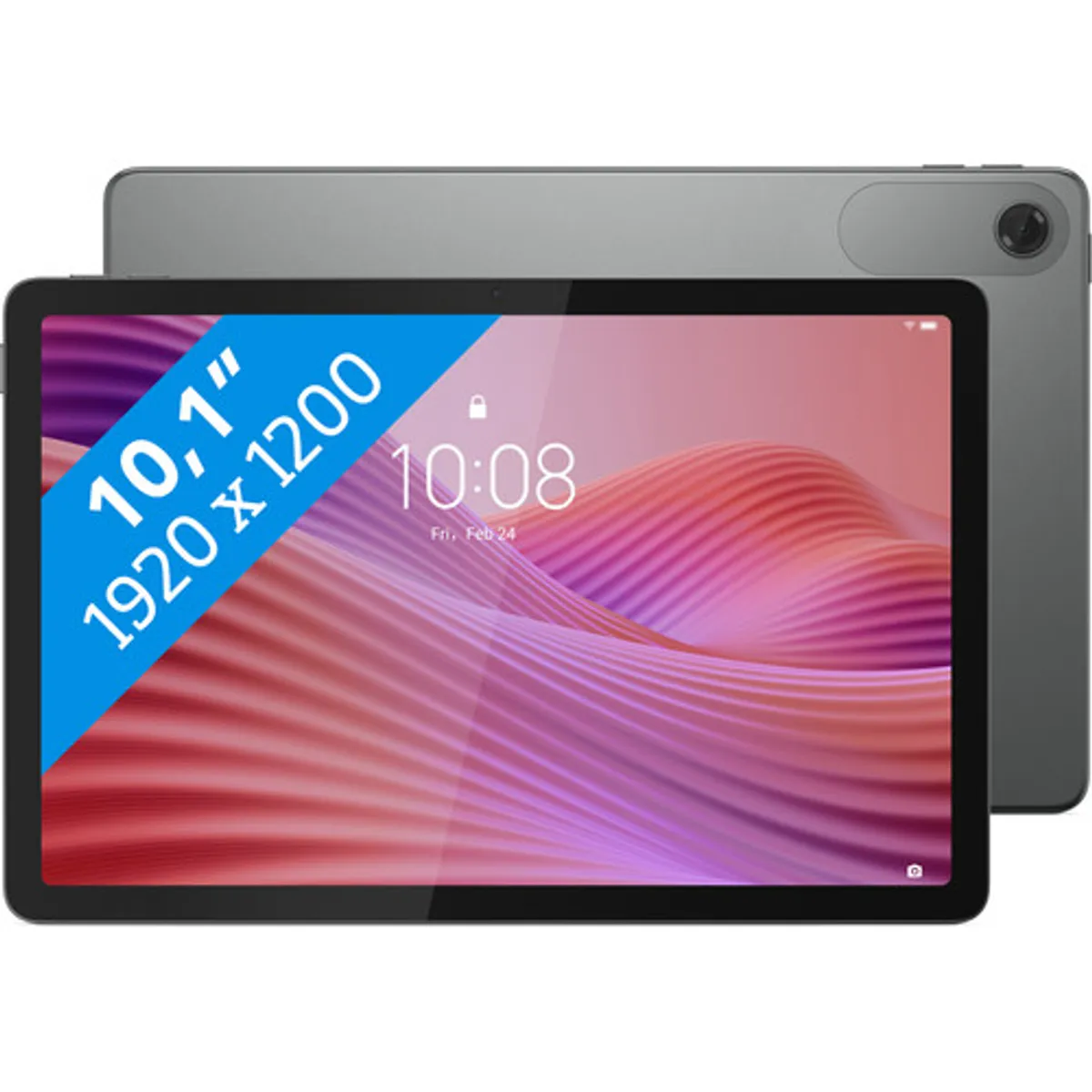 Lenovo Tab 64GB Wifi Grijs met Book Case