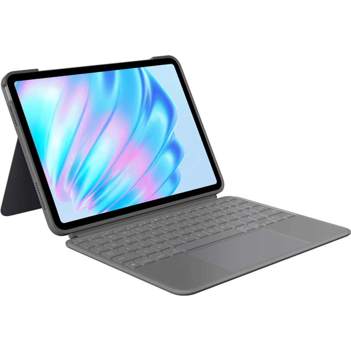 Logitech Combo Touch Apple iPad Air 11" (2026/2025/2024) Toetsenbord Hoes QWERTY Grijs
