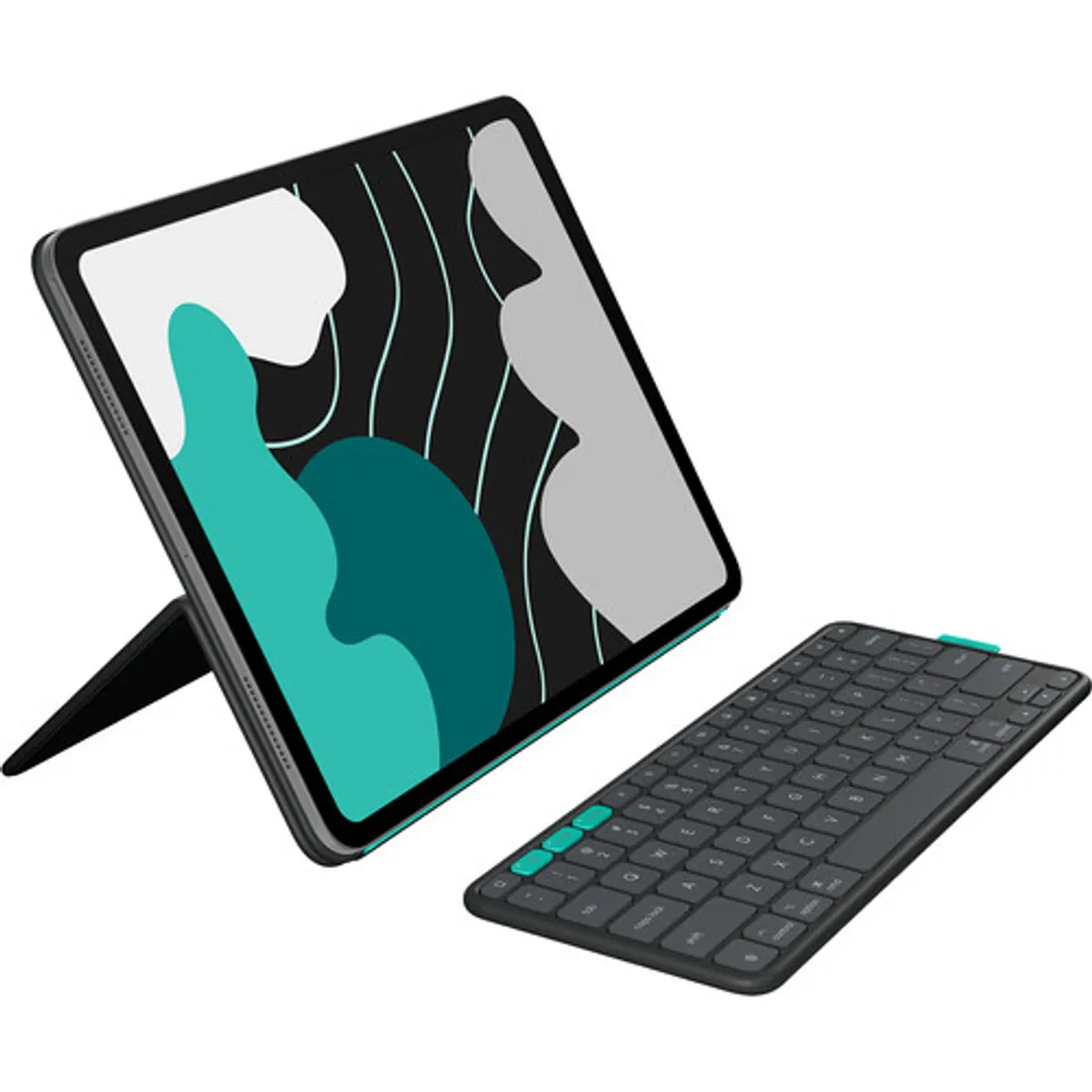 Logitech Flip Folio iPad Pro (2024) / iPad Air (2026/2025) 13 inch Toetsenbord Hoes QWERTY